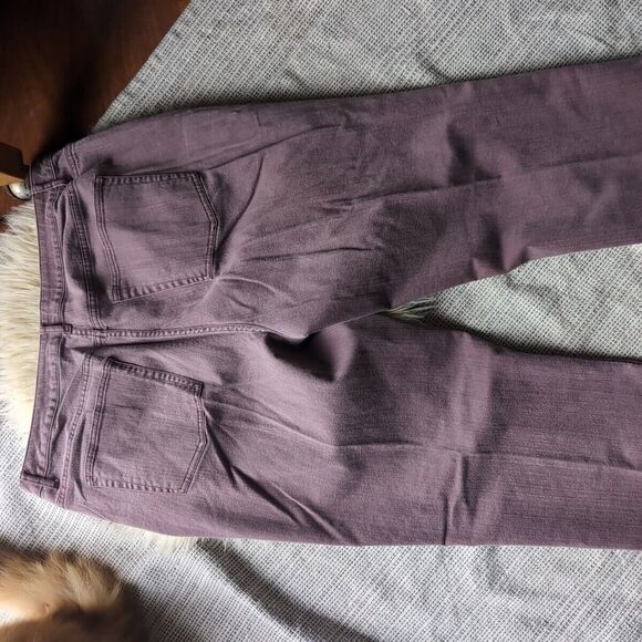 Coldwater Creek Muted Purple Plus 18 High Waisted Straight Stretchy Comfort Jean - Picture 8 of 8